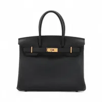 エルメス バーキン30 ルトゥルネ トゴ ブラック ゴールド金具 B:2023年