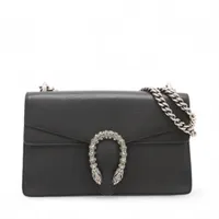 ドルチェ&ガッバーナ ディボーション レザー チェーンショルダーバッグ