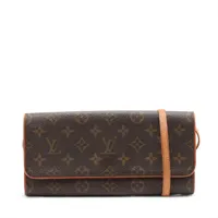ヴィトン モノグラム ポシェットツインGM M51852 ブラウン