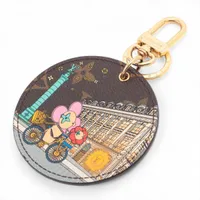 ヴィトン M67224 キーホルダー レザーロープ FI1127 チャーム PVC