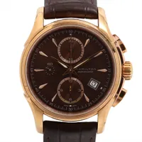 ハミルトン ジャズマスター H326461 GP GP×革 AT ブラウン文字盤