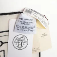 エルメス カレジェアン CHEVAL DE COEUR BANDANA ストール カシミヤ