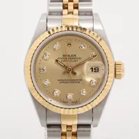 ロレックス レディ デイトジャスト 69173G SS×YG SS×YG AT シャンパン文字盤