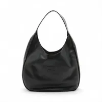 Miu Miu Hobo Leather Shoulder bag Black 5BC155 A4288951｜Pre-owned