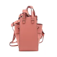 Loewe Hammock Drawstring Mini Leather 2 Way Handbag Pink | eBay