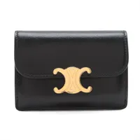 セリーヌ トリオンフ レザー カードケース ラベンダー 名刺入れ