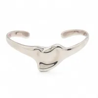 ティファニー ダブルフック バングル 925×750 14.8g シルバー A1821657