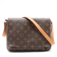 ヴィトン モノグラム ミュゼットタンゴ M51257 ブラウン