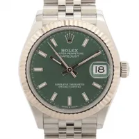 ロレックス デイトジャスト31 278274 SS×WG SS AT ミントグリーン文字盤