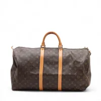 ヴィトン モノグラム キーポル55 M41424 ブラウン