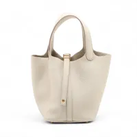 エルメス ピコタンロック18 PM トリヨンクレマンス べトン ゴールド金具 B:2023年