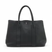 エルメス ガーデンパーティ36 PM ネゴンダ ブラック シルバー金具 D:2019年
