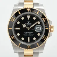 ロレックス サブマリーナーデイト 116613LN SS×YG SS×YG AT ブラック文字盤