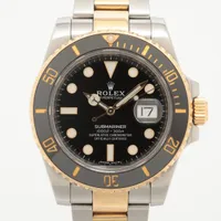 ロレックス サブマリーナーデイト 116613LN SS×YG SS×YG AT ブラック文字盤