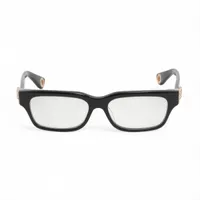 クロムハーツ メガネ プラスチック 55□16-151 ブラック×ゴールド HEY JACK U LATE Ⅱ ダガーテンプル ケースのダガー破損あり