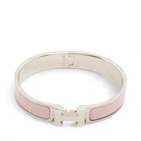 エルメス クリッククラック Hバングル ブレスレット エナメル×メタル