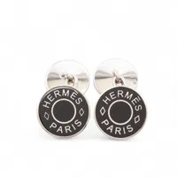 エルメス セリエ カフス GP ブラック×シルバー