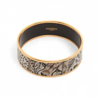 エルメス シュル メール ブレスレット GP×バッファローホーン ゴールド