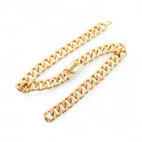 シャネル ロゴ チェーンベルト GP ゴールド