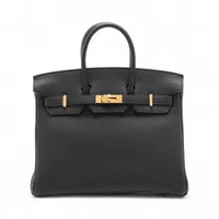 エルメス バーキン25 ルトゥルネ トゴ ブラック ゴールド金具 B:2023年