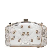 アレキサンダーマックイーン スカル レザー×スタッズ チェーン