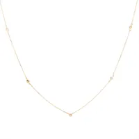 エテ ダイヤ ネックレス K10(YG) 1.1g