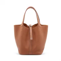 エルメス ピコタンロック22 MM トリヨンクレマンス ゴールド シルバー金具 K:2025年