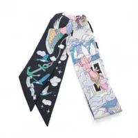 エルメス ツイリー LES FOLIES DU CIEL 大空の狂気 スカーフ シルク