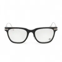 クロムハーツ メガネ プラスチック×メタル SLAG ブラック×シルバー スレ 小傷  印字消え アーム歪みあり