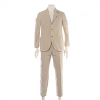 ラルディーニ コットン セットアップ 44 メンズ ベージュ  JG32812AQ 裾補修跡あり