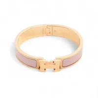 エルメス クリックHバングル ファン バングル GP ピンク×ゴールド