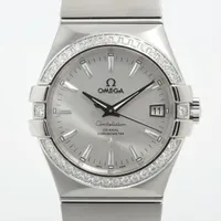 オメガ コンステレーション SS QZ ピンク文字盤 6563/875 A2505474