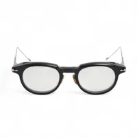 金子眼鏡 KV-85 メガネ 46□23 アセテート×チタン ブラック×ブルー