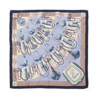 エルメス カレ90 REGINA 女王陛下 スカーフ シルク モスグリーン