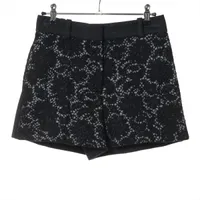 ヴィトン 13AW ウール ショートパンツ 34 レディース ブラック  RW132A ツイード