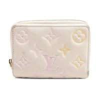 ヴィトン モノグラム ポルトフォイユ ルー 型番 ベージュ×ピンク