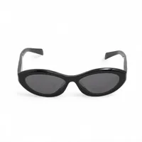 プラダ SPR26Z-F ロゴ サングラス レジン ブラック