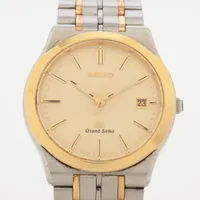 グランドセイコー 8N65-9000 SS×YG SS×YG QZ アイボリー文字盤