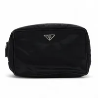 プラダ テスート トライアングル ナイロン ポーチ ブラック 2NA007