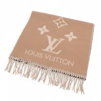 ヴィトン M73675 エシャルプ レイキャビック グラディエント FF0262 マフラー カシミヤ ベージュ×ブラウン