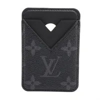 ヴィトン モノグラムキャンバス ポルトカルトマグネット M12602 ブラック カードケース