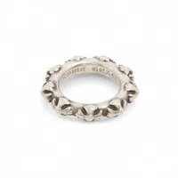 クロムハーツ クロスバンド リング 925 14.5g 17号 A4297844｜中古