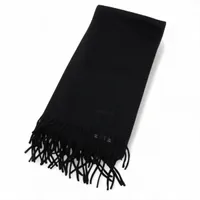 エルメス レクトヴェルソ マフラー カシミヤ ブラック