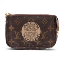 ヴィトン モノグラム ミニポシェットアクセソワール M60153 ブラウン ポーチ