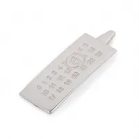 セリーヌ トリオンフ ヘアクリップ GP×革 ホワイト A3232099｜中古