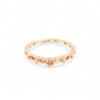 アガット 色石 リング K10(YG) 0.8g