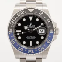 ロレックス GMTマスターⅡ 126710BLNR SS SS AT ブラック文字盤 オイスターブレスレット