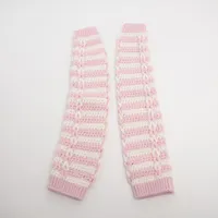 Miu Miu Arm warmers Wool pink x ivory MMZ331 Crochet A4299646｜Pre