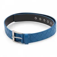 ボッテガヴェネタ ホースビット ベルト レザー ブラック 2連ベルト