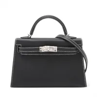 エルメス ミニケリー2 20 セリエ ヴォーマダム グリパンタン シルバー